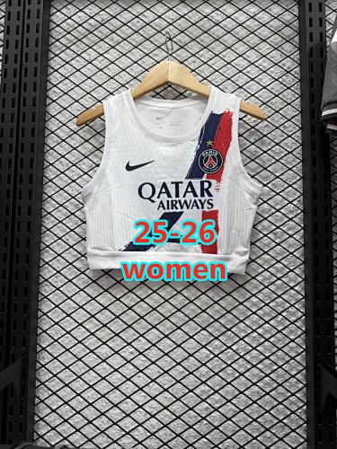 Balenciaga 25-26 Paris Psg Away Women Vest Jersey S-Xl
