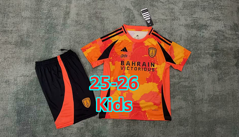 Balenciaga 25-26 Paris FC Special Fans Version Kids Kit Jersey 16 -28 FC
