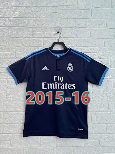 15-16 Real Madrid Away Retro Jersey S-2XL