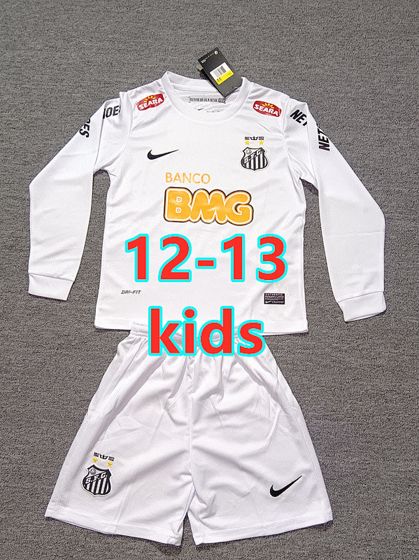 12-13 Santos Home Kids Retro Long+shorts Kit 16 -28
