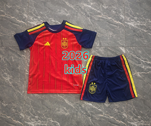 Spain Home Kids With 2 Stars Kit 16 -28 2