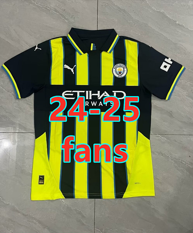 24-25 Manchester City Away Fans Version Jersey S-2XL