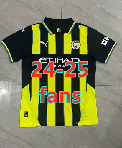 24-25 Manchester City Away Fans Version Jersey S-2XL