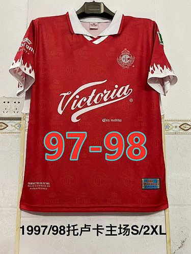 97-98 Toluca Home Retro Jersey S-2XL