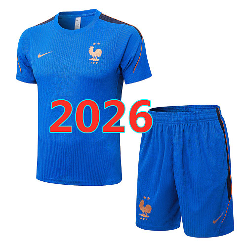 France Player Version Short Sleeve Tracksuit S-3XL