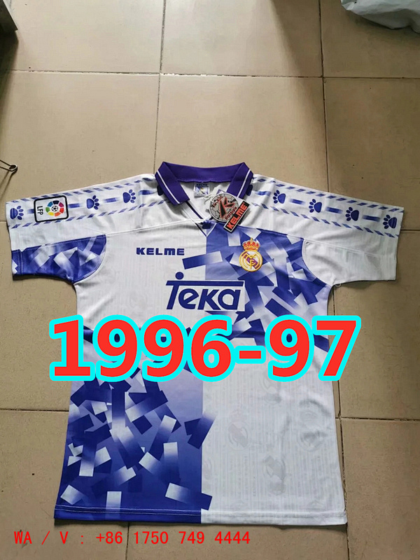 Real Madrid Retro TopThai Quality Third Jersey S-2XL