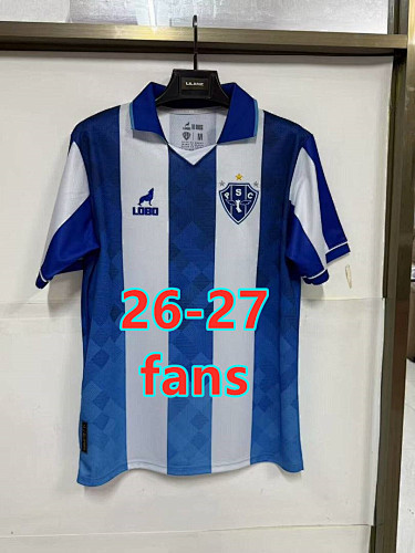 26-27 Paysandu Home Fans Version Jersey S-4XL