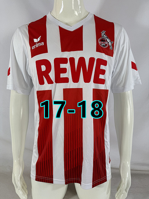17-18 Koln Home Retro Jersey S-2XL