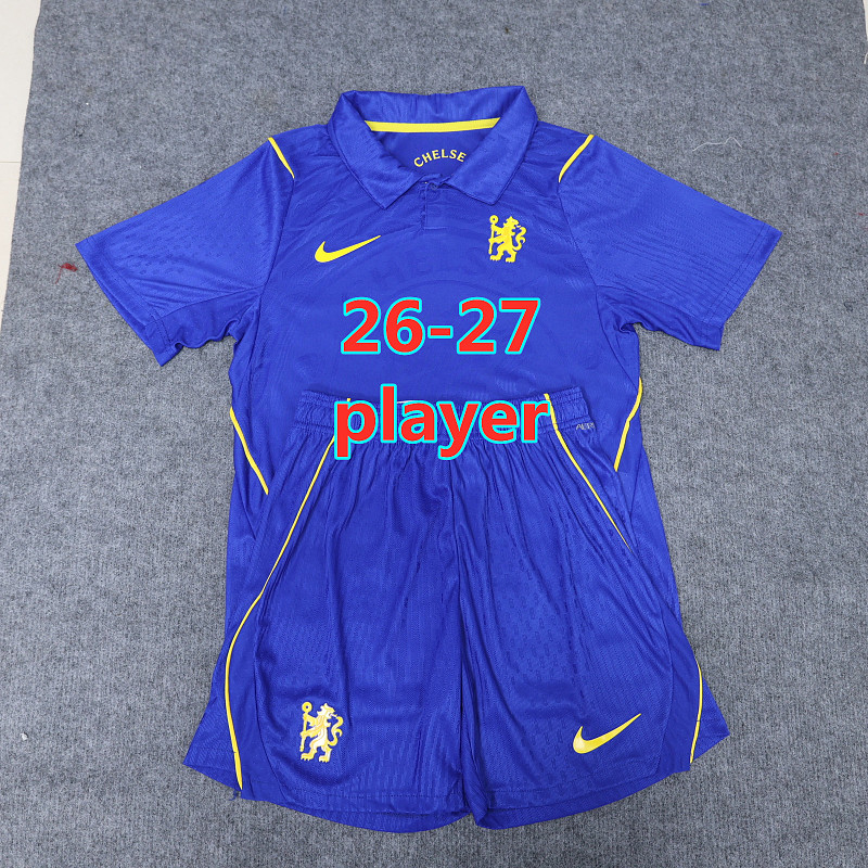 26-27 Chelsea Home Player Short Sleeve Kit S-2XL