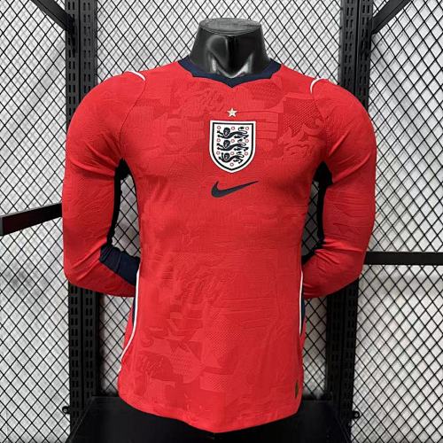 England Away Player Long Sleeve Jersey S-3XL
