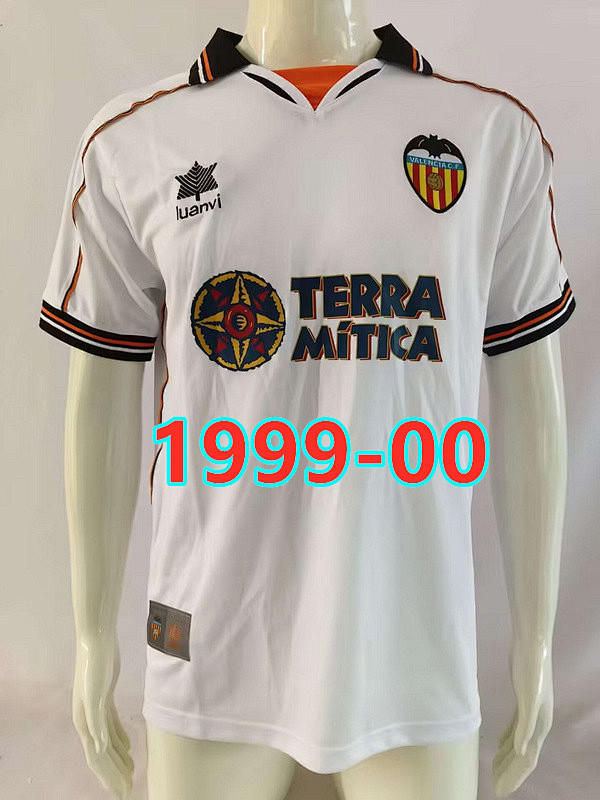 Valencia Home Retro Jerseys S-2XL
