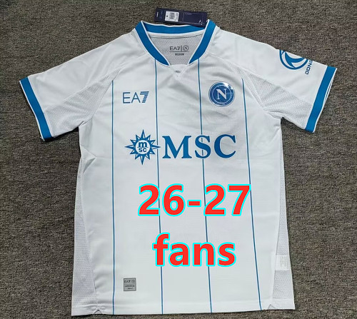 26-27 Napoli Away Fans Version Jersey S-4XL