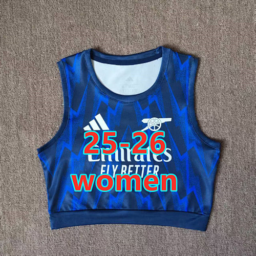 25-26 Arsenal Away Women Vest Jersey S-Xl
