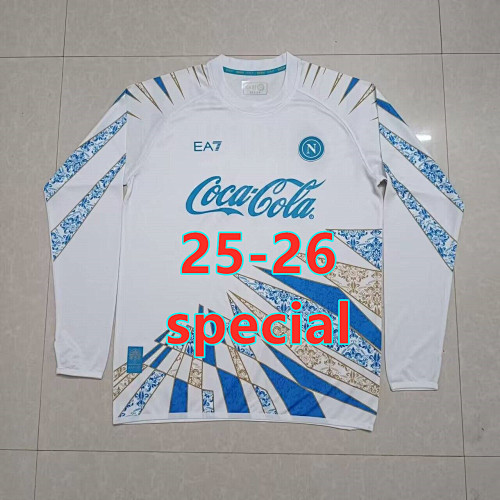 25-26 Napoli Special Fans Version Long Jersey S-4XL