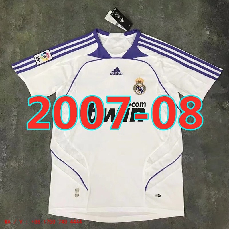Real Madrid Retro TopThai Quality Home Jersey S-2XL