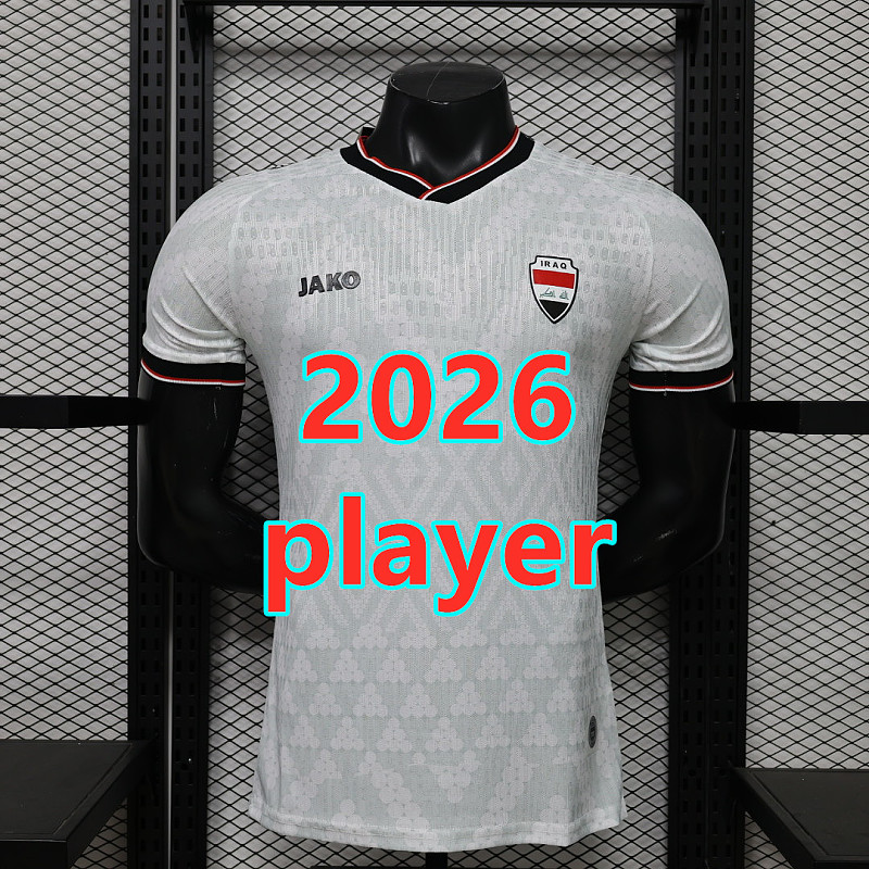 Iraq Away Player Version Jersey S-4XL