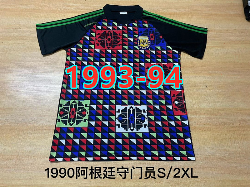 93-94 Argentina Goalkeeper Retro Jersey S-2XL