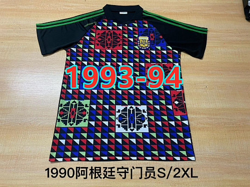 93-94 Argentina Goalkeeper Retro Jersey S-2XL