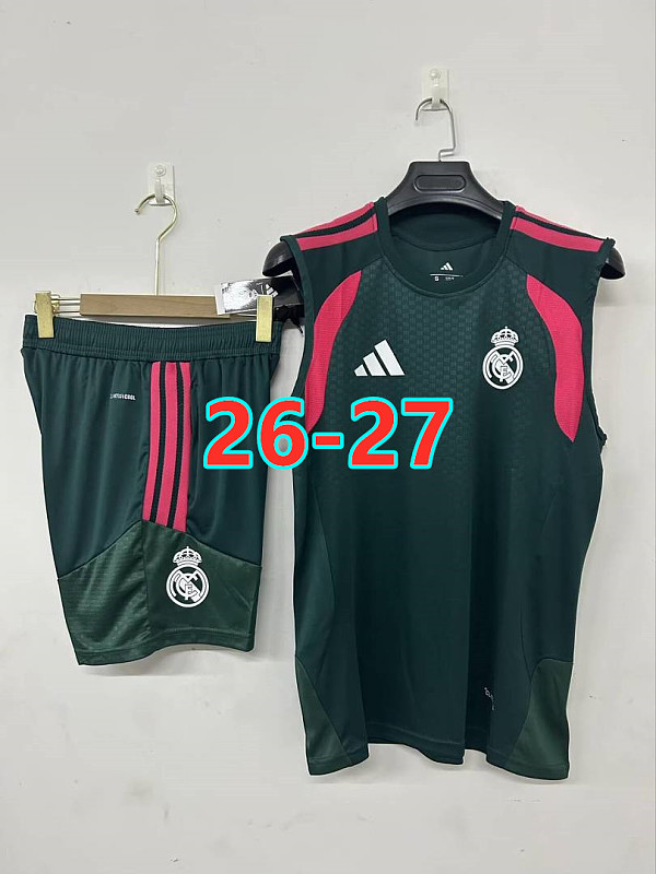 26-27 Real Madrid Vest Tracksuit Kit S-3XL