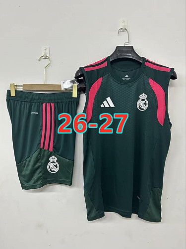 26-27 Real Madrid Vest Tracksuit Kit S-3XL