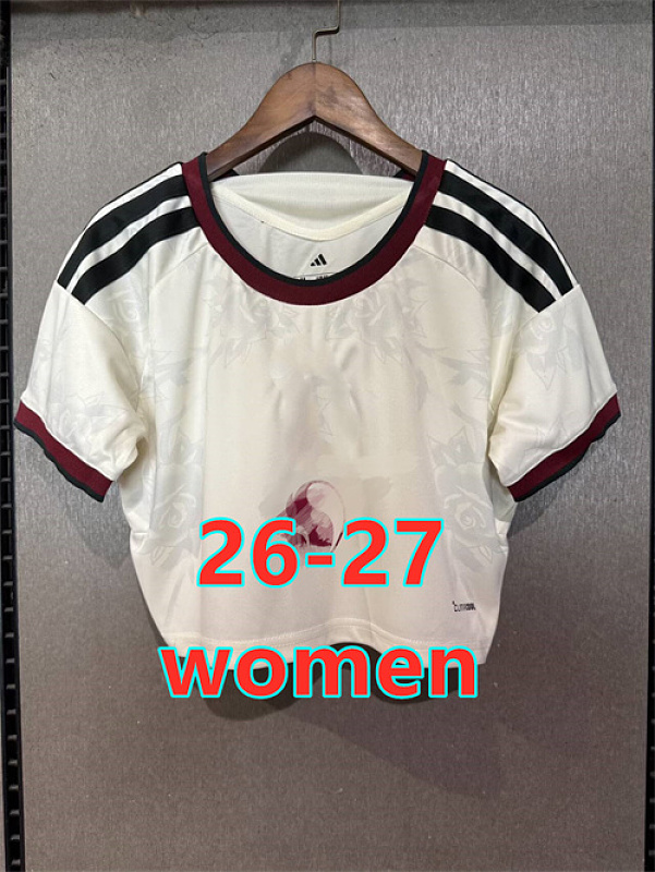 26-27 Manchester United Away Women Short Jersey S-2XL