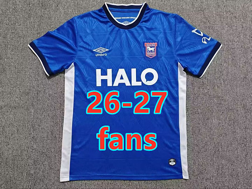 26-27 Ipswich Town Home Fans Version Jersey S-4XL