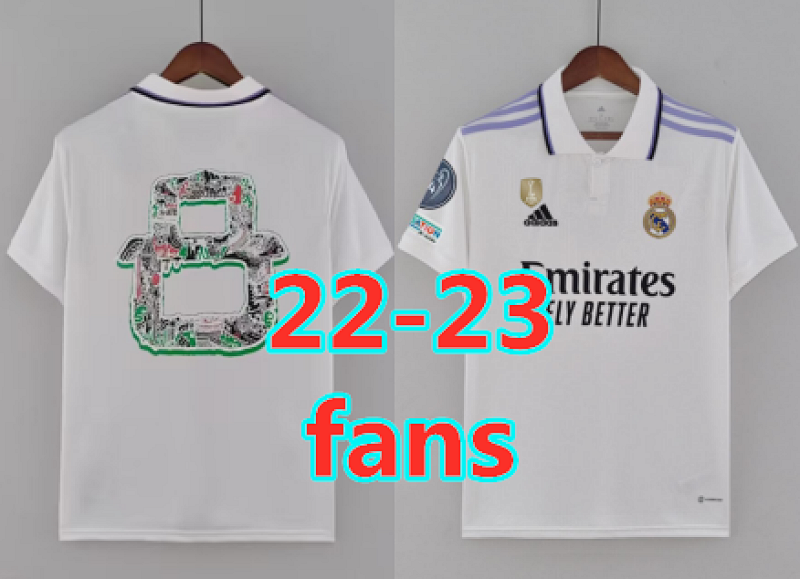Real Madrid Fans Version 22-23 Home Jersey S-4XL