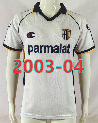 03-04 Parma Away Retro Jersey S-2XL