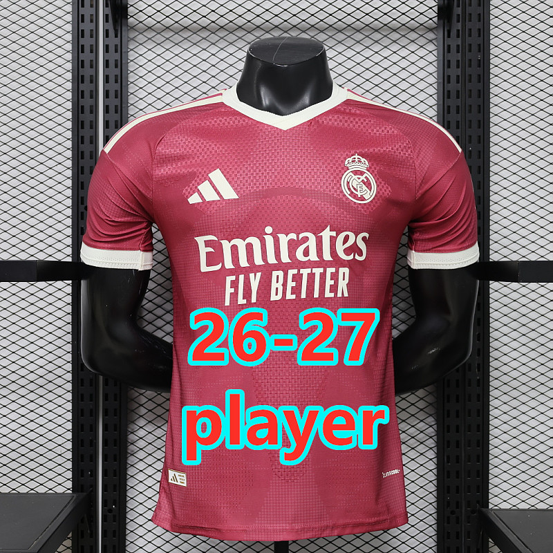 26-27 Real Madrid Third Player Version Jersey S-4XL