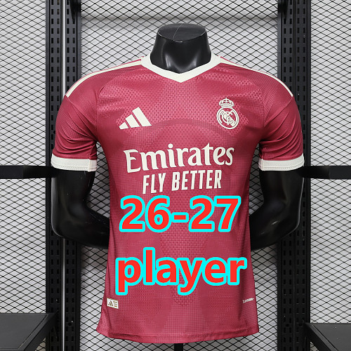 26-27 Real Madrid Third Player Version Jersey S-4XL