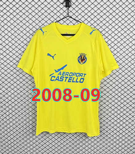 Villarreal Home Retro Fans Version Jersey S-2XL