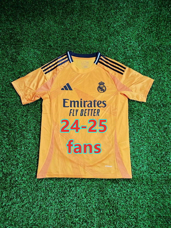 24-25 Real Madrid Away Fans Version Jersey S-4XL