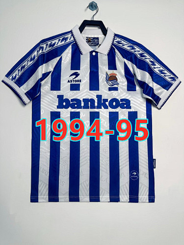 Real Sociedad Home Retro Jersey S-2XL