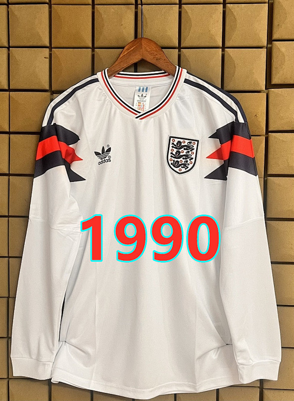 England Retro Long Jersey S-2XL
