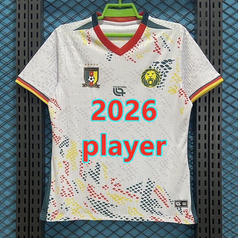Cameroon Away Player Version Jersey S-2XL