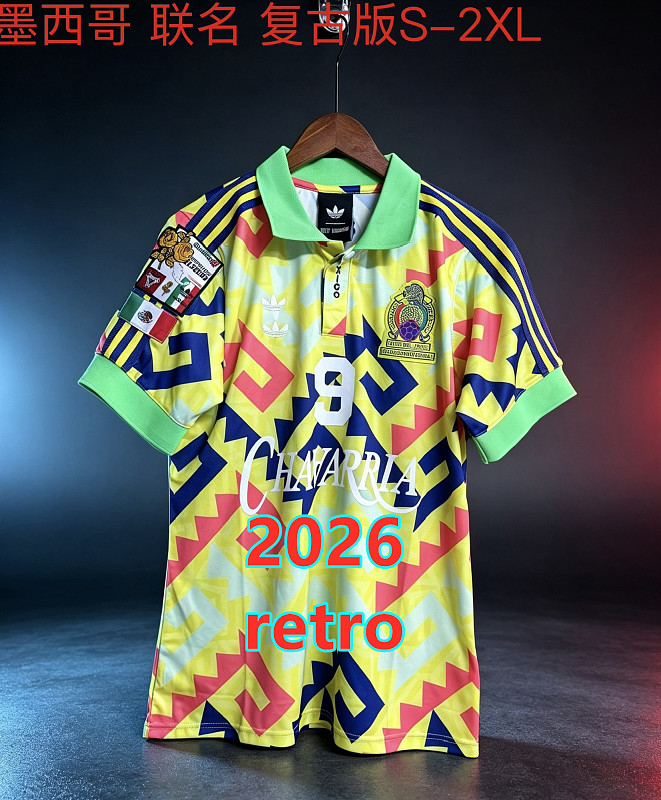 Mexico Retro Special Fans Version Jersey S-2XL