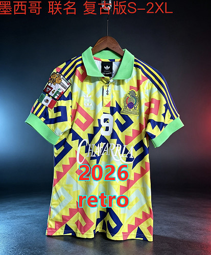 Mexico Retro Special Fans Version Jersey S-2XL