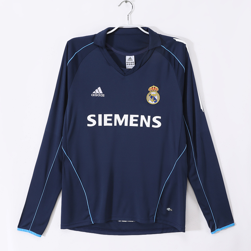 Real Madrid Away Retro Fans Long Jersey S-2XL
