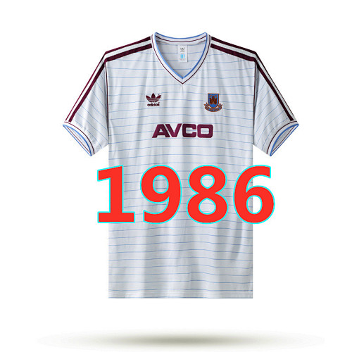 West Ham Retro Away Jersey S-2XL
