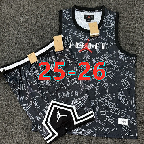 25-26 A-J Vest+shorts Basketball Kit XS-4XL