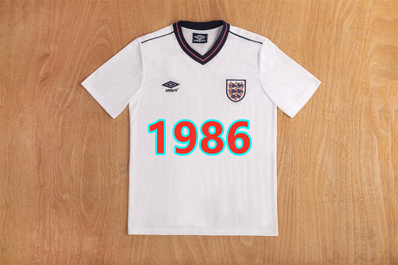 England Home Retro Jersey S-2XL