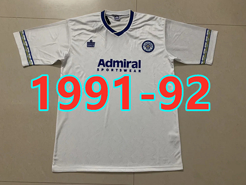 Leeds United Retro TopThai Quality Home Jersey S-2XL