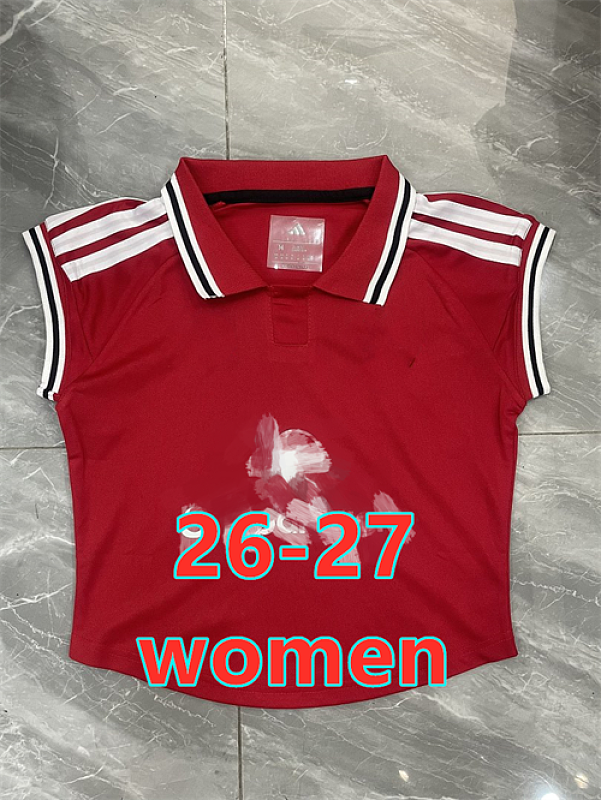 26-27 Manchester United Home Women Vest Jersey S-2XL