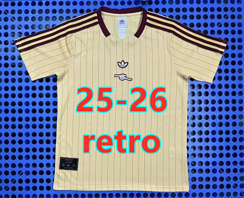 25-26 Arsenal Retro Fans Version Jersey S-2XL