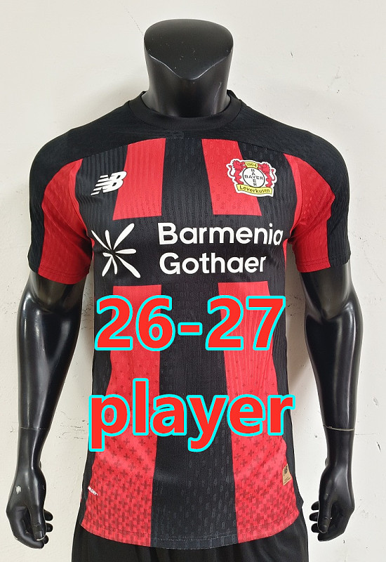 26-27 Leverkusen Home Player Version Jersey S-2XL