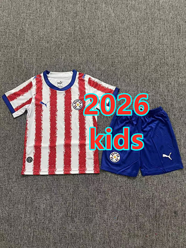 Paraguay Home Kids Jersey+shorts Kit 16 -28
