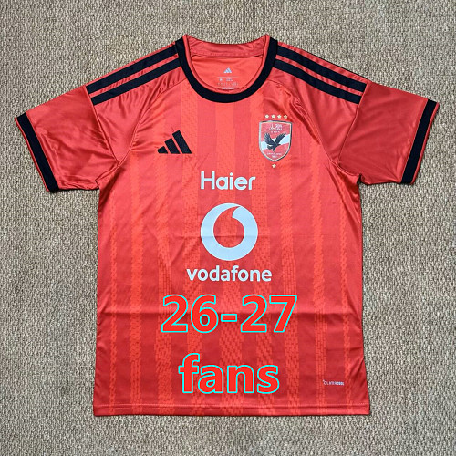 26-27 AlAhly Home Fans Version Jersey S-4XL