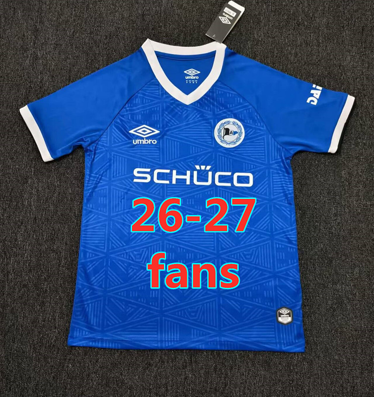26-27 Bielefeld Home Fans Version Jersey S-4XL