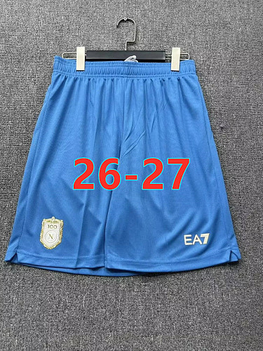 26-27 Napoli Home Fans Version Shorts S-2XL
