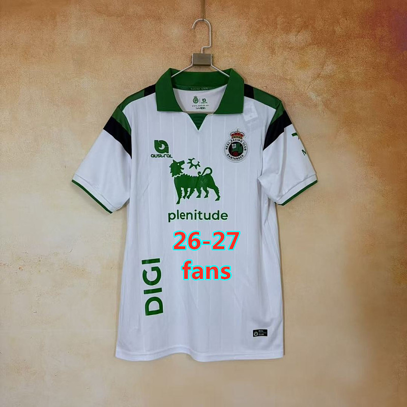 26-27 Santander Home Fans Version Jersey S-4XL
